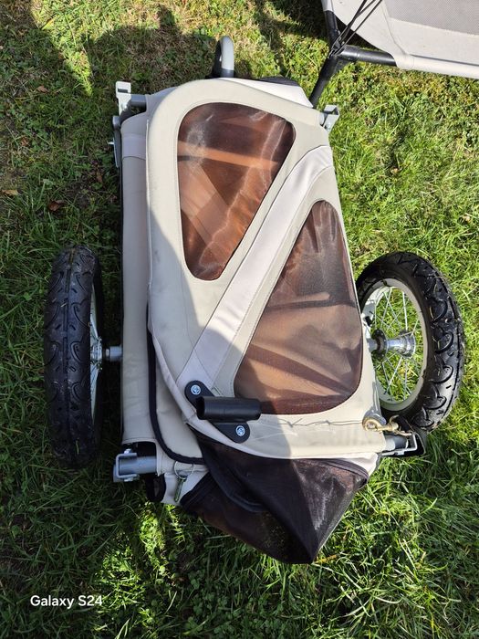 Przyczepka do roweru  2 w 1 dla pieska