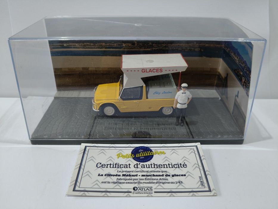 Miniaturas Citroen utilitários, à escala 1/43