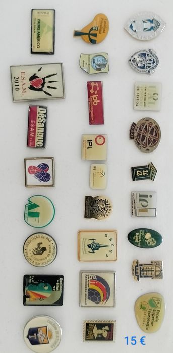 Pins diversos temas