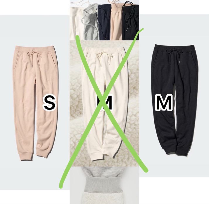 Утеплені штани на флісі, штани на шері Uniqlo  HEATTECH Fleece Lined Joggers