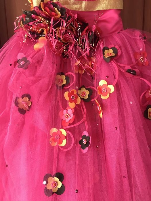 Платье 6 слоев фатин Batterfly 116 -140