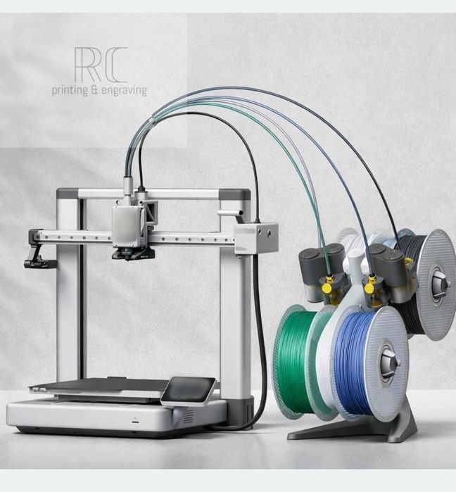 Gravação laser e impressão 3D