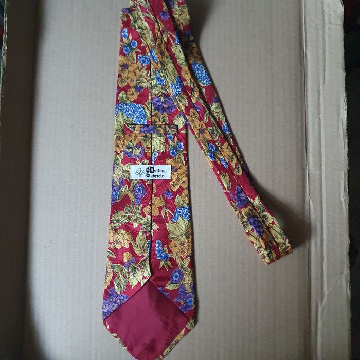 Krawat męski w kwiaty (k-5)OK