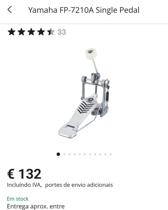 Material bateria Yamaha Roland