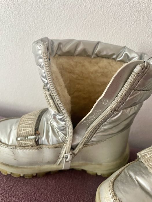 Черевички дівчачі на натуральній овчині 25 розмір