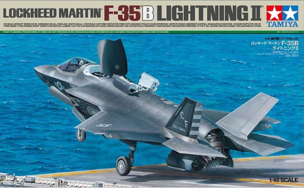 TAMIYA 61125 model 1:48 samolot Lockheed Martin F-35B Lightning II