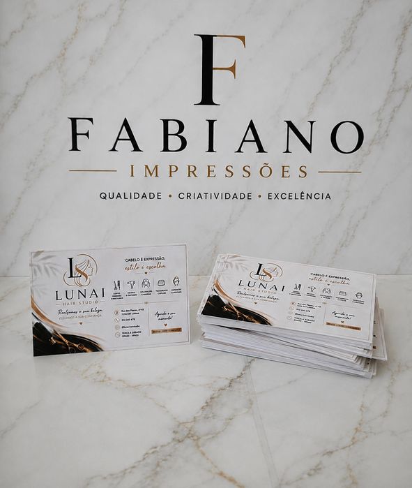 Impressões Profissionais | Cartões, Flyers, Fotos e Design