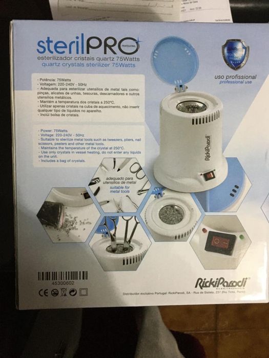 Esterilizador ricky parodi novo