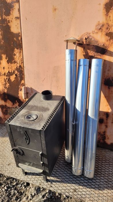 Буржуйка с теплообмеником