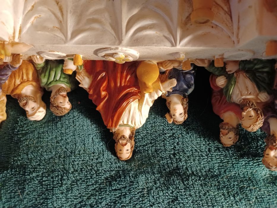 Ultima ceia em resina