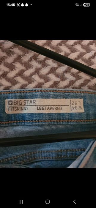 Jeansy dżinsy BIG STAR skinny spodnie