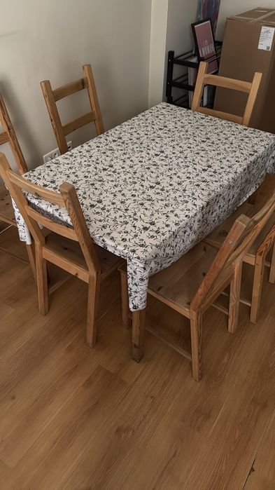 Stół 6 krzeseł za darmo