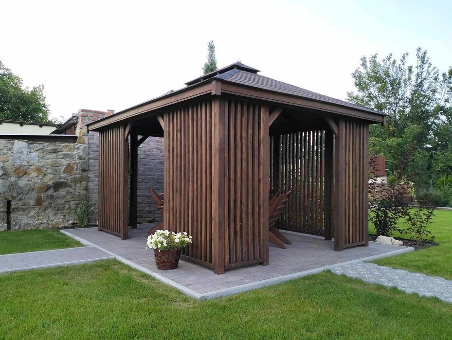 Altana ogrodowa Mewa 3X4M-Wykonujemy altanki, domki, wiaty samochodowe