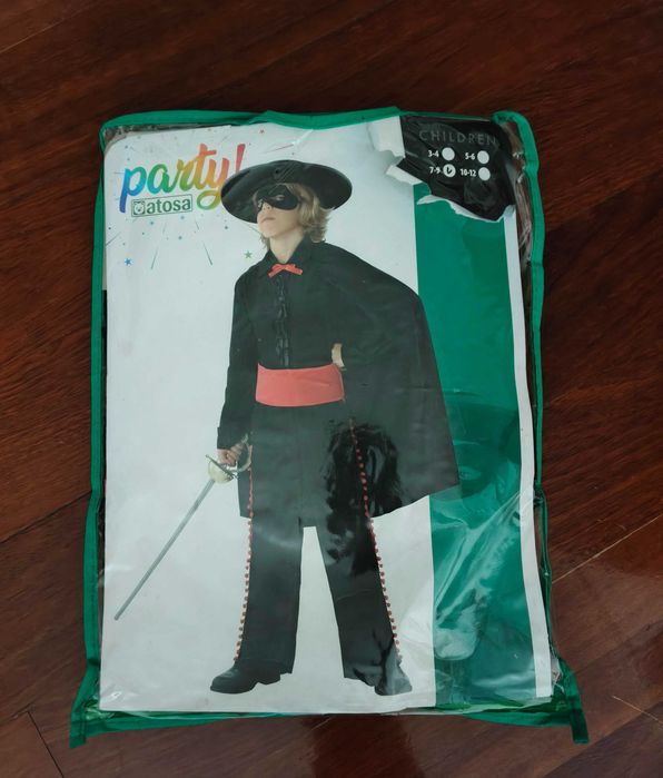 Disfarce Carnaval Zorro