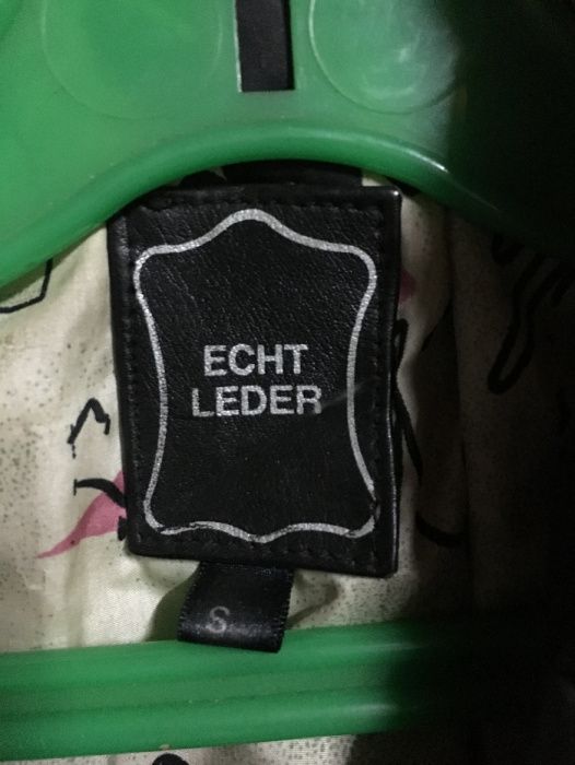 Casaco de cabedal Motard, marca Echt Leder (Novo)