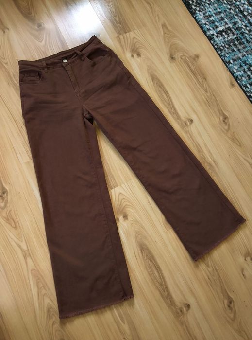 Spodnie jeansowe szerokie rozmiar M