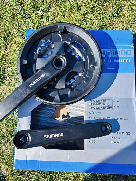 Mechanizm korbowy korba Shimano 3x9s FC-MT101