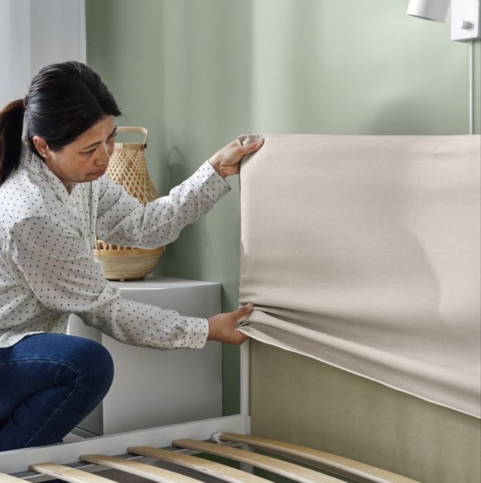 Cama de casal IKEA + colchão incluído