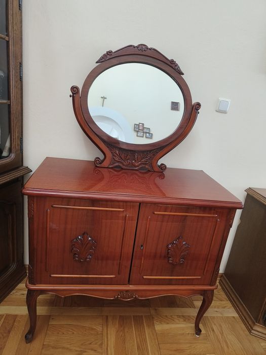 Komoda styl wiktoriański, meble rumuńskie, styl Ludwikowski + 2 szafki