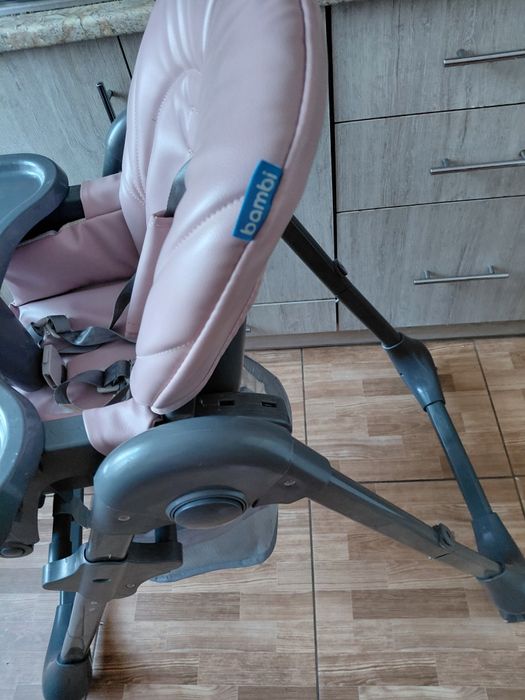 Стільчик для годування Bambi рожевий (M 3233L-G pink)