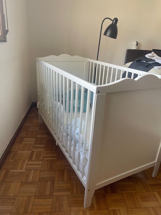 Berço Ikea Smagora + Colchão Ikea Krummelur