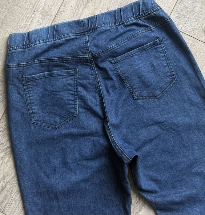 ZIZZY piękne damskie spodnie jeansy pas na gumkę rozmiar-2XL