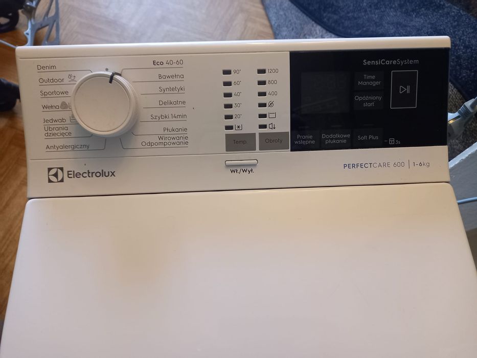 Pralka Electrolux 600 SensiCare EW6TN14262P | ładowana od góry