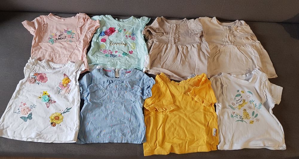 Paka ubranek wyprawka na lato rozm. 62 i 68