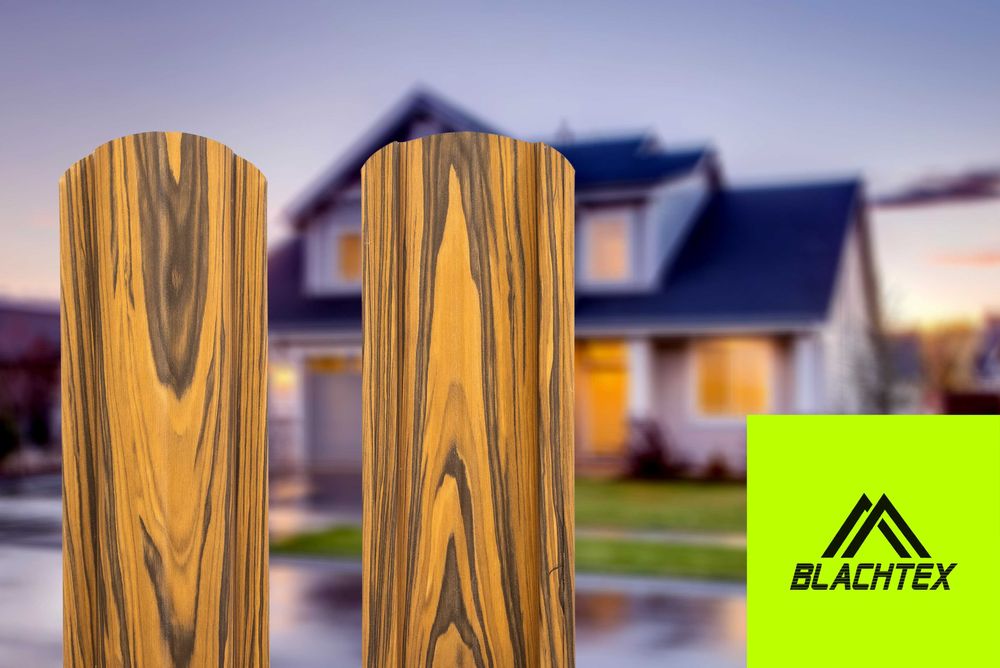 Sztachety metalowe - Drewnopodobne - 1.50m - 11,25zł sztuka tanio