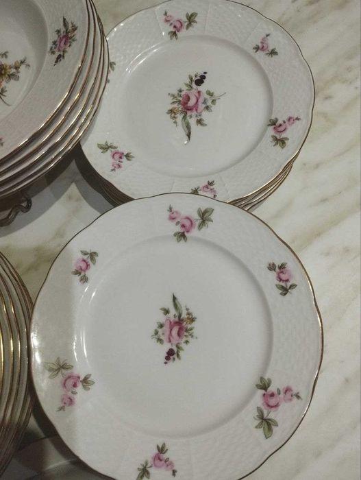 Фарфоровый столовый сервиз, Чехословакия.