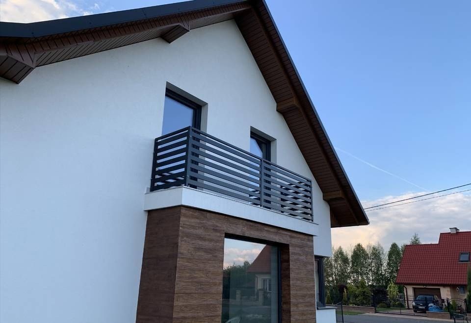 BALUSTRADY Panelowe Aluminiowe