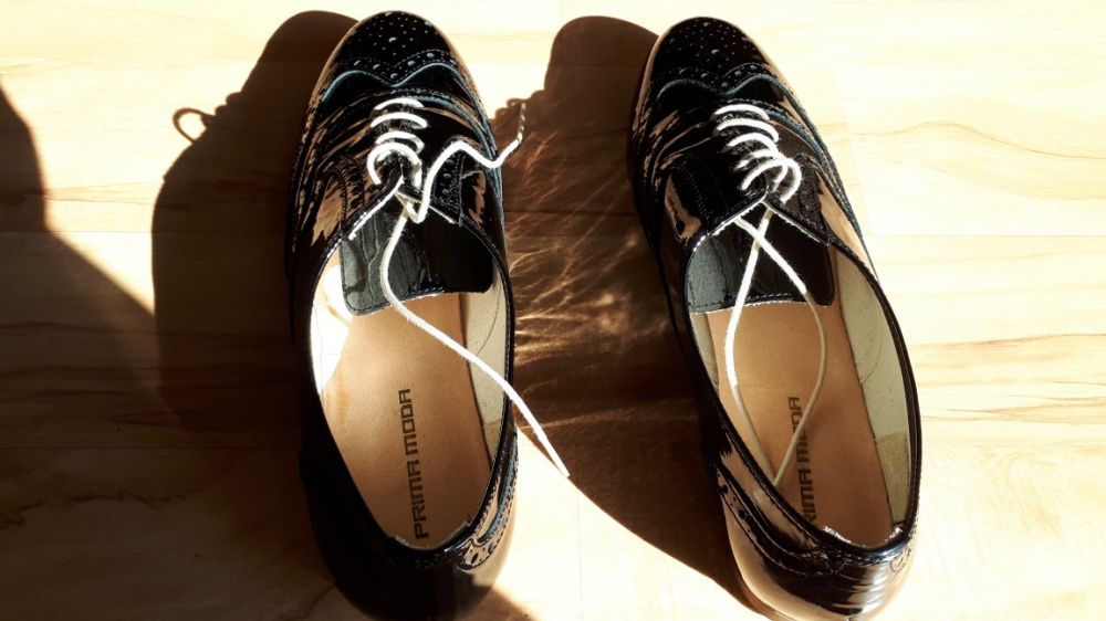 Primamoda botki,półbuty sznurowane 39, buty damskie