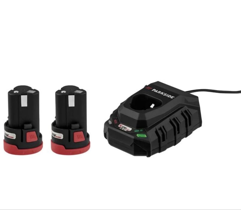 Conjunto Aparafusadora 12v Parkside Performance