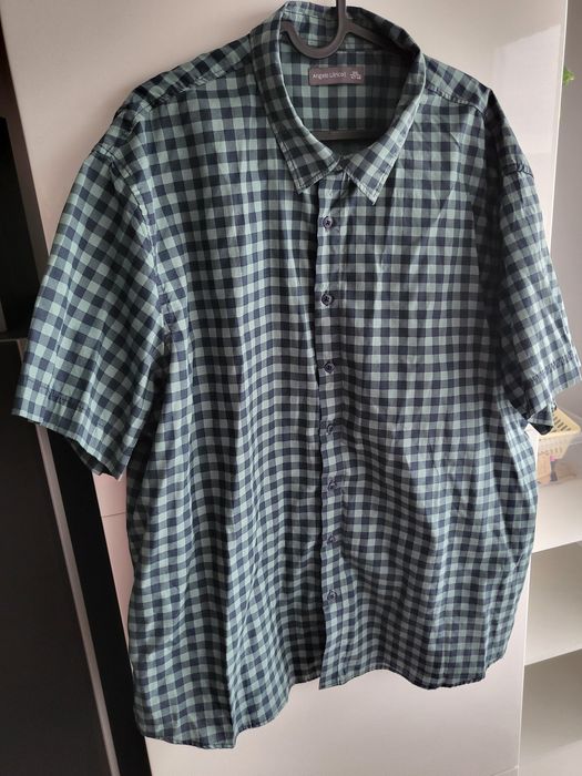 Męska koszula w kratę rozm. XXXL