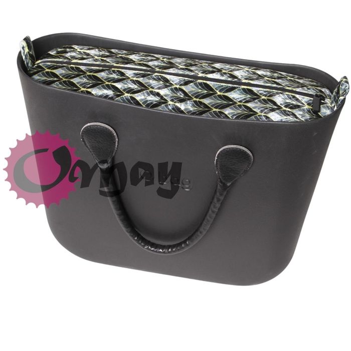 organizer OBAG MINI welur velvet elegancki 2 kieszenie wkład OMAY