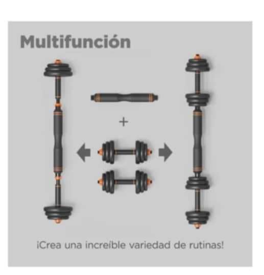 Kit de pesos 35 Kg Xiomi FED Halteres (pesos + barras) + barra - novo