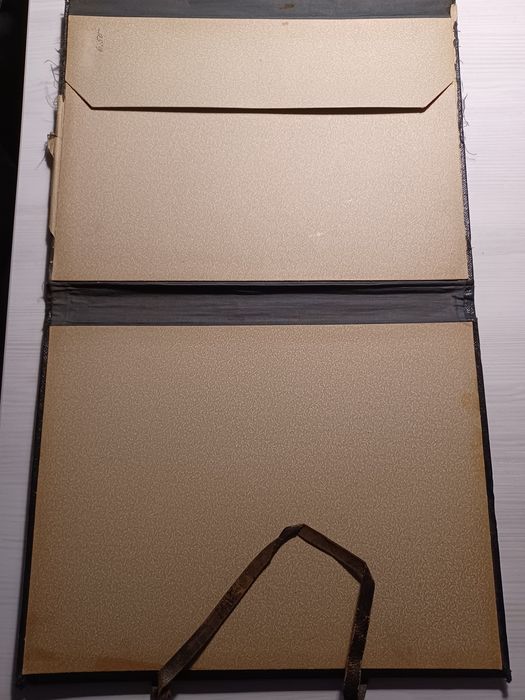 Teczka na nuty przedwojenna wizerunek Beethovena  Unikat