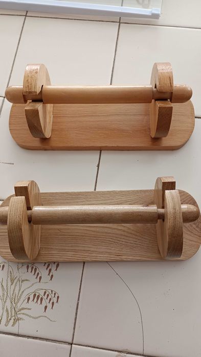 2 suportes de papel higiénico