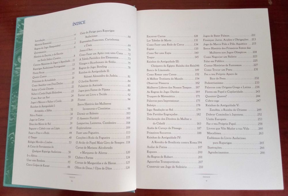 Livro audacioso para raparigas