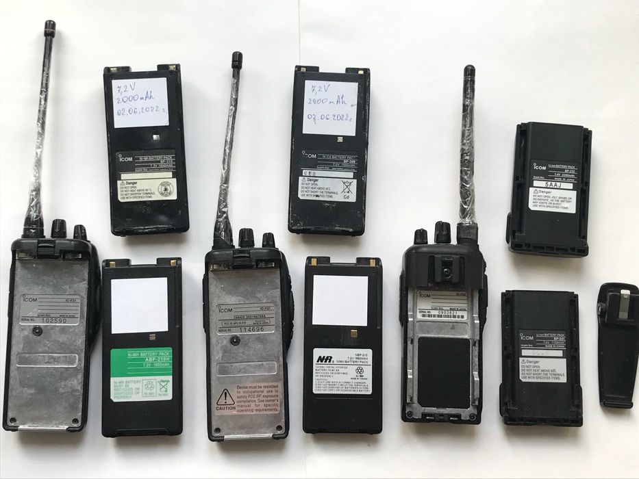 Рация Icom IC-F21 (2шт), Icom IC-F26(1шт с новым акк).