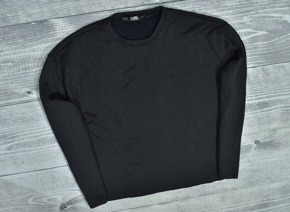 Karl Lagerfeld Czarna Bluza Damska Xl