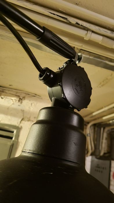 Oświetlenie 2 x lampa loft retro + statyw - klub, studio, bar, biuro
