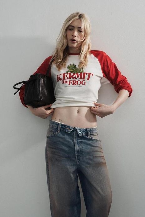 Джинси Zara з ефектом бруду