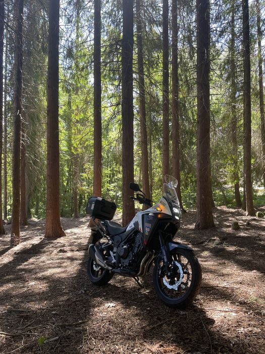 Honda NX 500 cheia de extras— Só 3.000 km | 1 dono | Garantia Honda