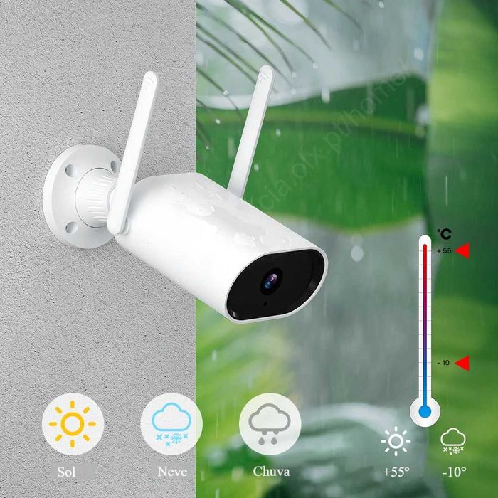 Câmara de Vigilância‼️3MP‼️Compatível com NVR‼️Visão Noturna