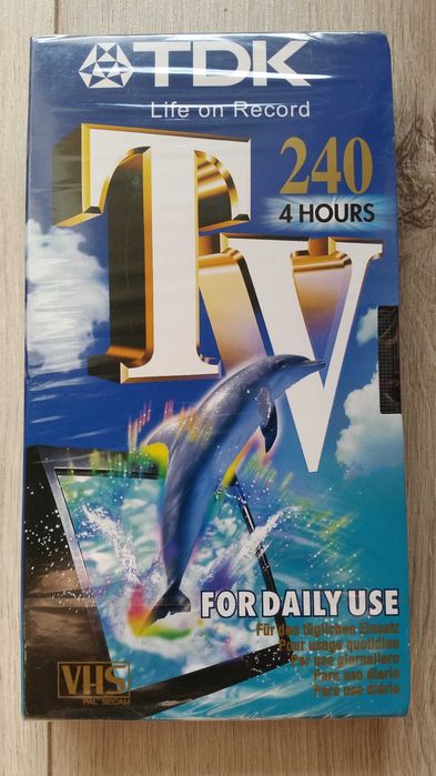 Kaseta VHS TDK TV240 nieużywana