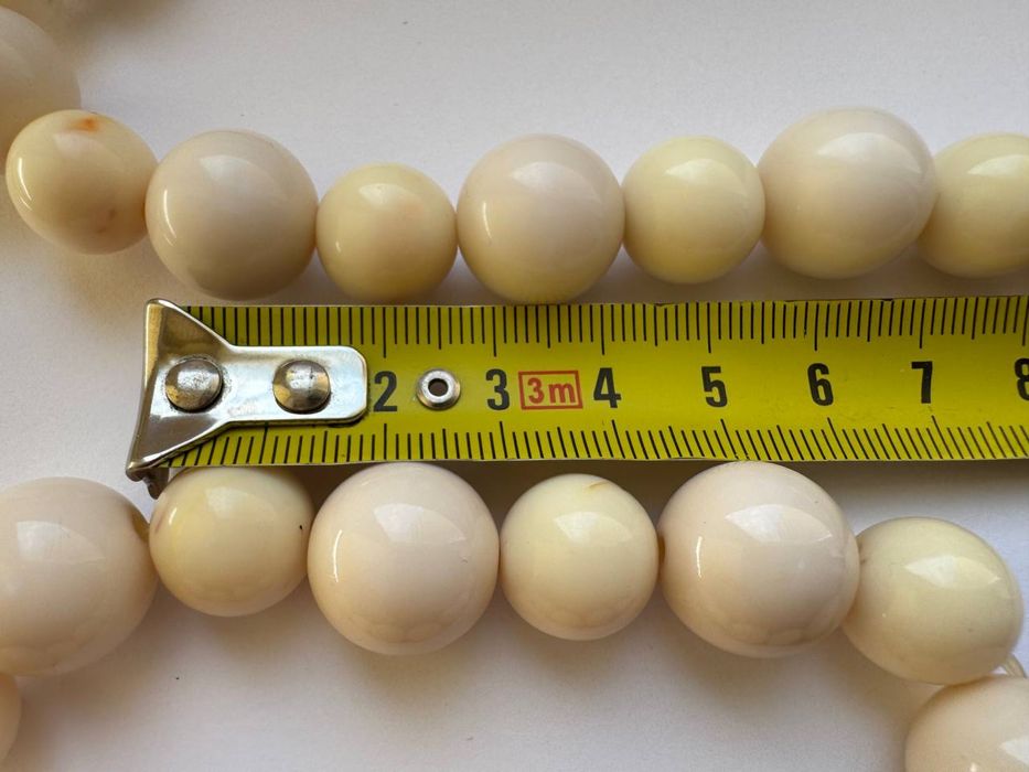 Набор Tosh бусы и браслет "слоновая кость" на свадьбу, выпускной