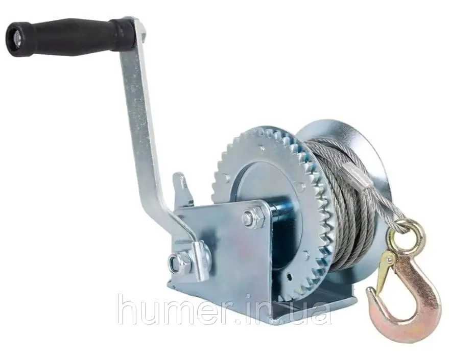 Лебідка барабанна ручна TOR 400 кг | 10 м |  трос 4 мм
