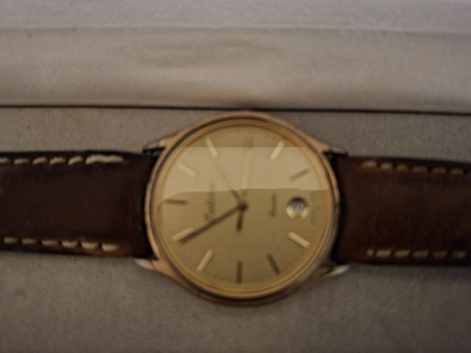 Relogio dourado, Latino dourado pulseira pele