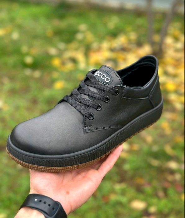 Кожаные мужские туфли Ecco .